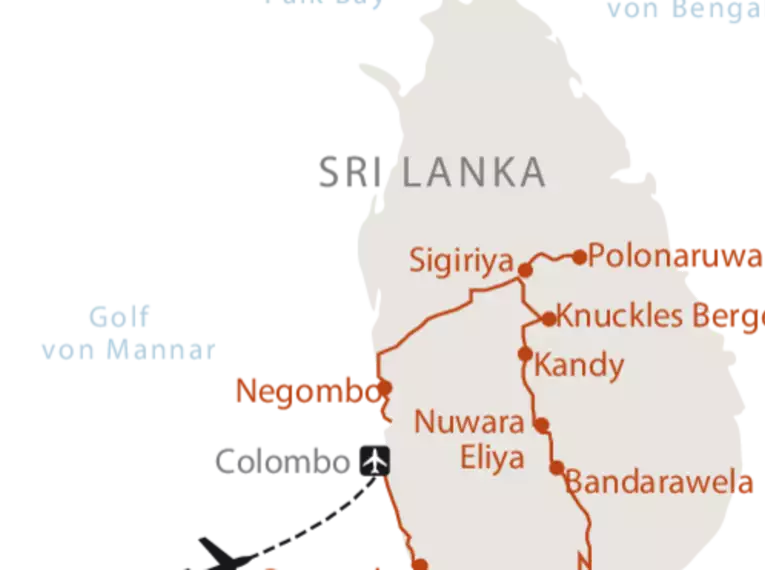 Sri Lankas Highlights erwandern