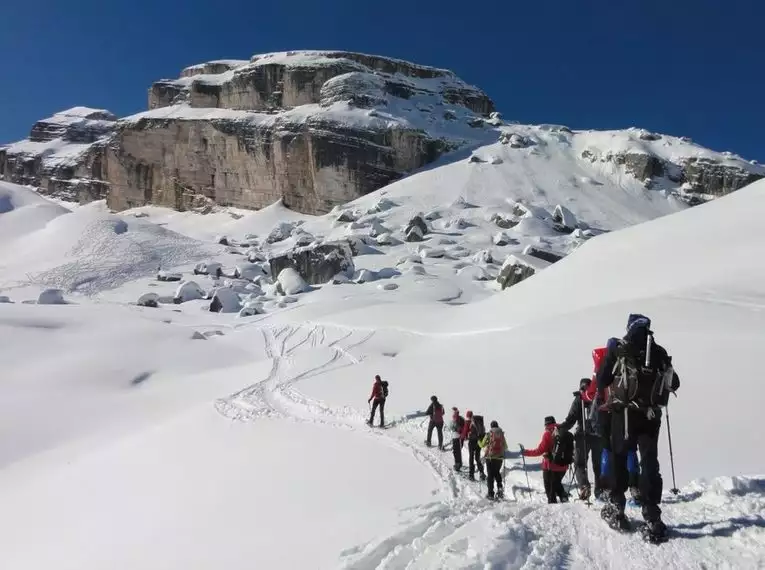 Schneeschuhwanderwoche Dolomiten