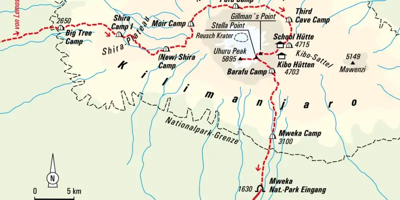 Kilimanjaro: Lemosho-Route (Northern Circuit)  - Bild 17