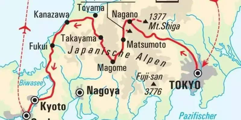 Wandern in den Japanischen Alpen von Tokyo nach Kyoto - Bild 12