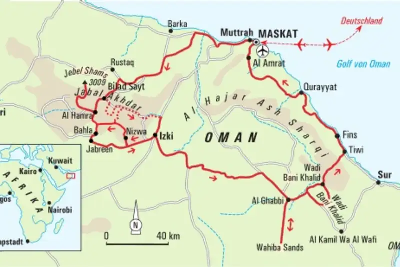 Oman - Anspruchsvolles Trekking im Sultanat - Bild 31