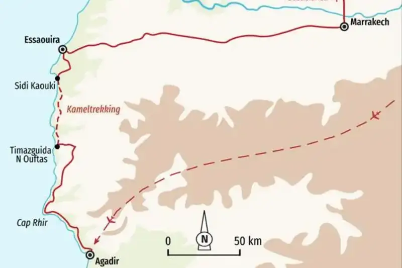 Marokko - Kameltrekking entlang des Atlantiks - Bild 8