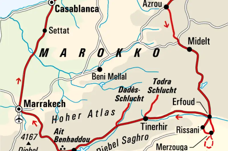Magische Highlights Marokkos: Erkundung der Königsstädte und Sahara-Dünen - Bild 17