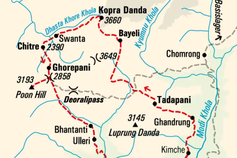 Nepal – Annapurna Panorama Lodge-Trek - Bild 20