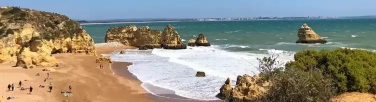Toller Ausblick auf die Steilküste der Algarve